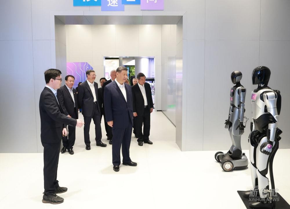 习近平总书记到上海调研，DG视讯代表具身智能行业汇报进展